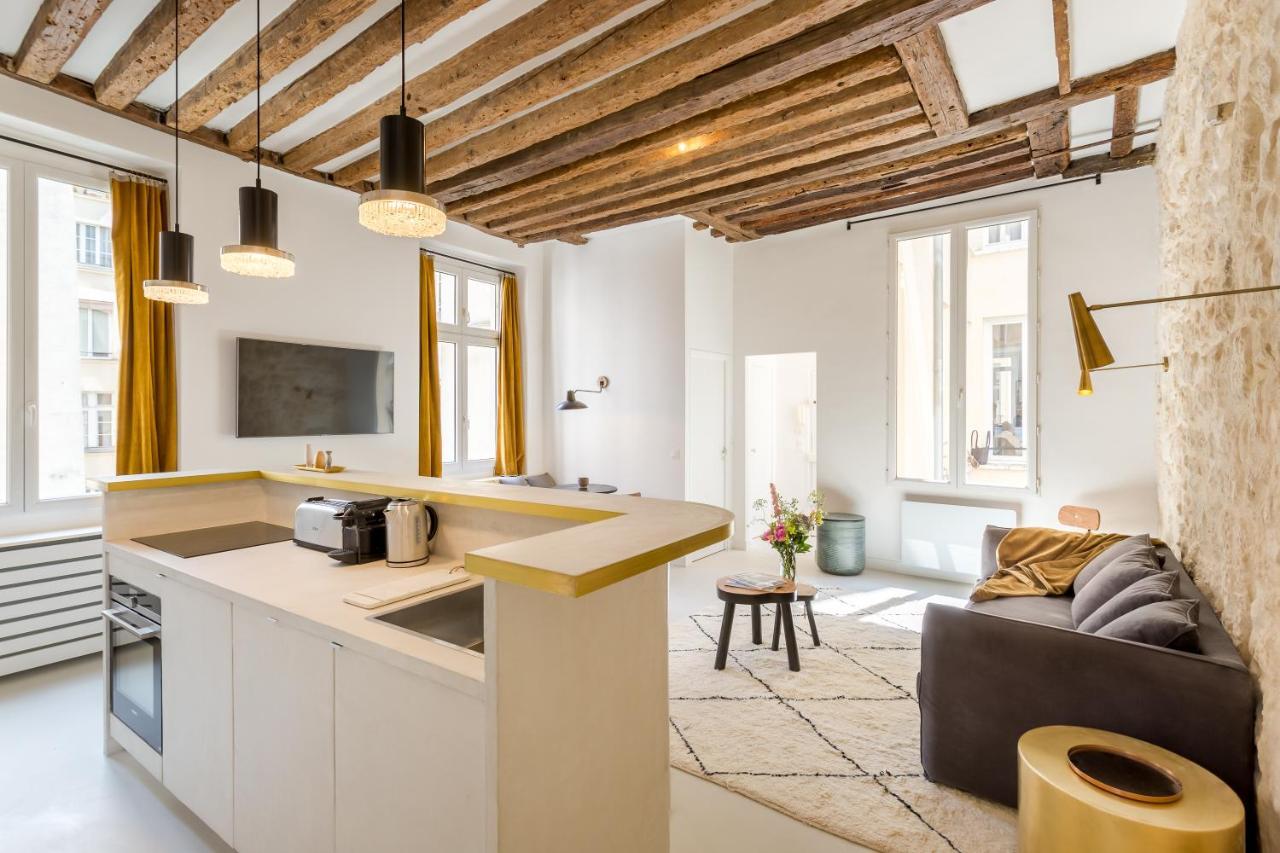 Habitat Parisien - 2Br-2Ba - Marais - Hotel De Ville Buitenkant foto